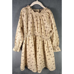 Noralee Floral Girls Dress Long Sleeve Size‎ 8 Peasant Cottagecore Cotton